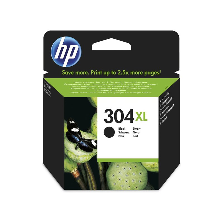 Cartucho inkjet HP 304XL de alta capacidad negro 300 páginas