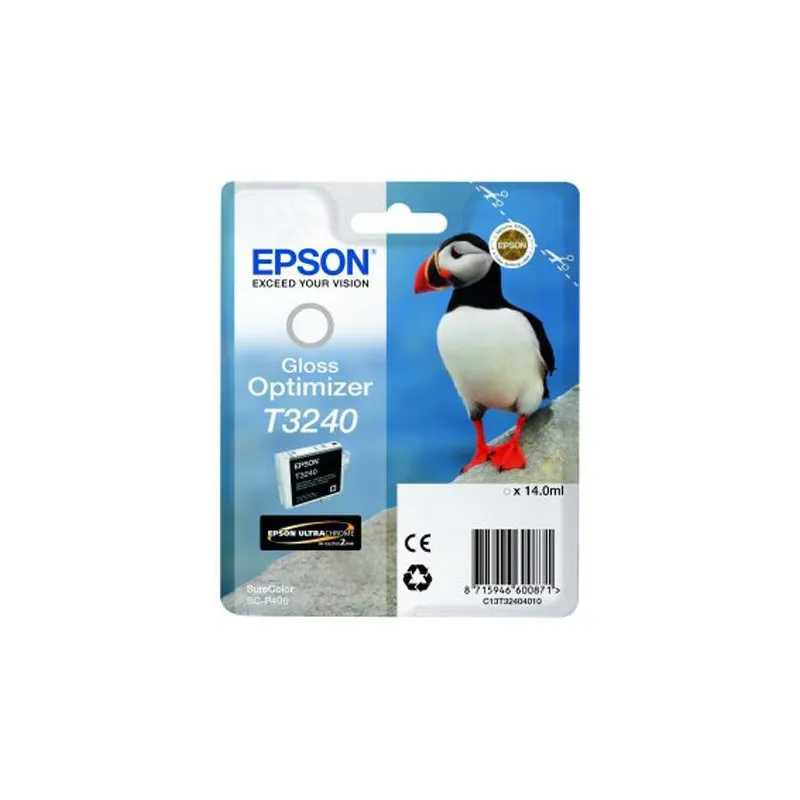 Cartucho Inkjet  Epson T3240 Transparente 3.350 páginas Gloss Optimizer