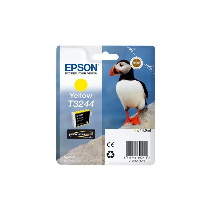 Cartucho Inkjet  Epson T3244 Amarillo 980 páginas