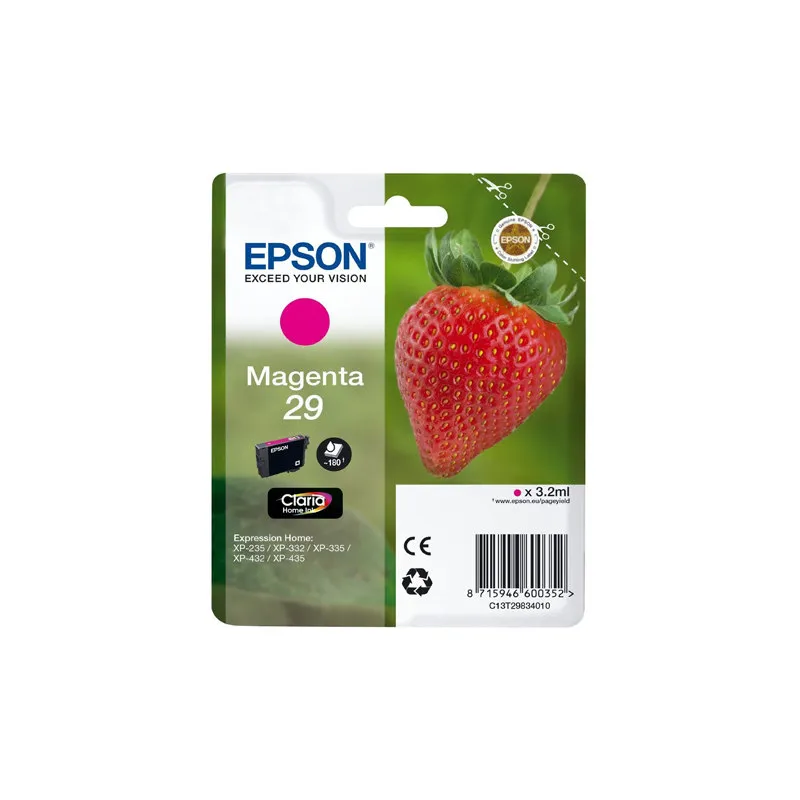 Cartucho Inkjet  Epson T2983 Magenta 180 páginas