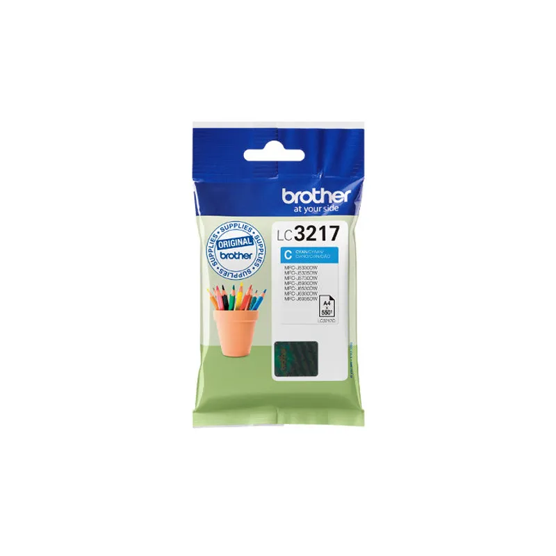 Cartucho Inkjet  Brother LC-3217 Cian 550 páginas