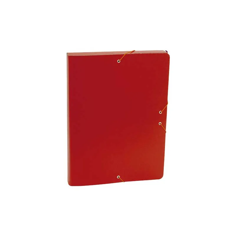 Caja de proyectos de cartón con gomas Fabrisa Lomo 30mm rojo