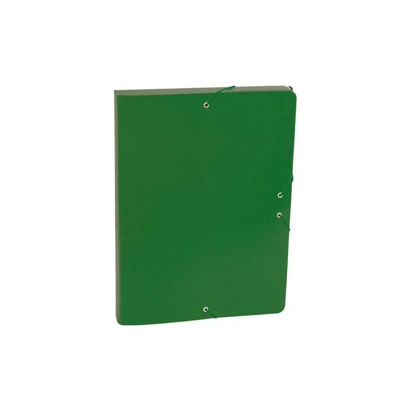 Caja de proyectos de cartón con gomas Fabrisa Lomo 30mm verde