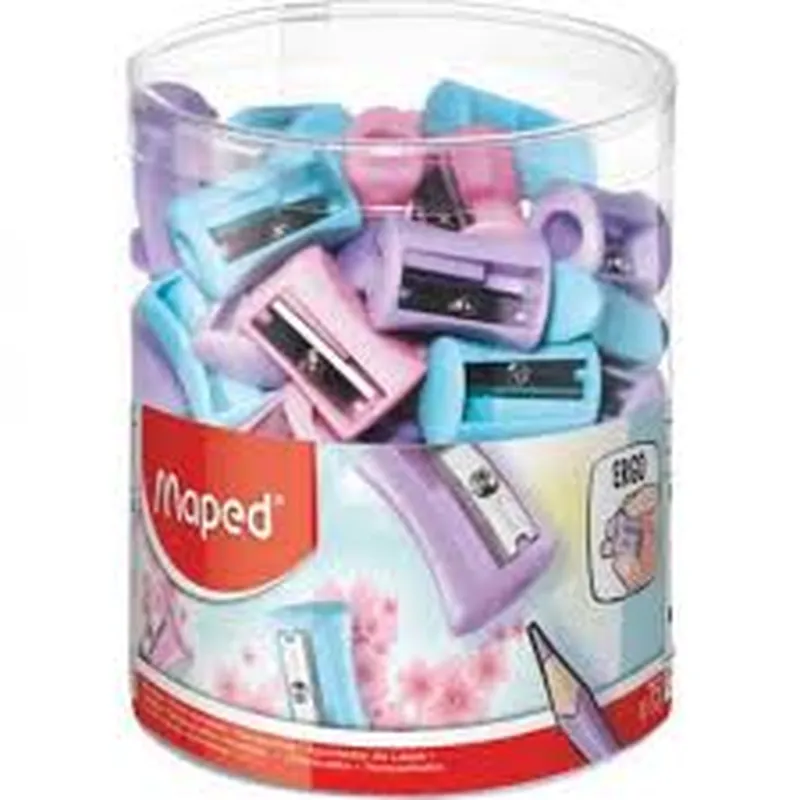 Sacapuntas Plástico Maped 1 Uso Surtido Pastel