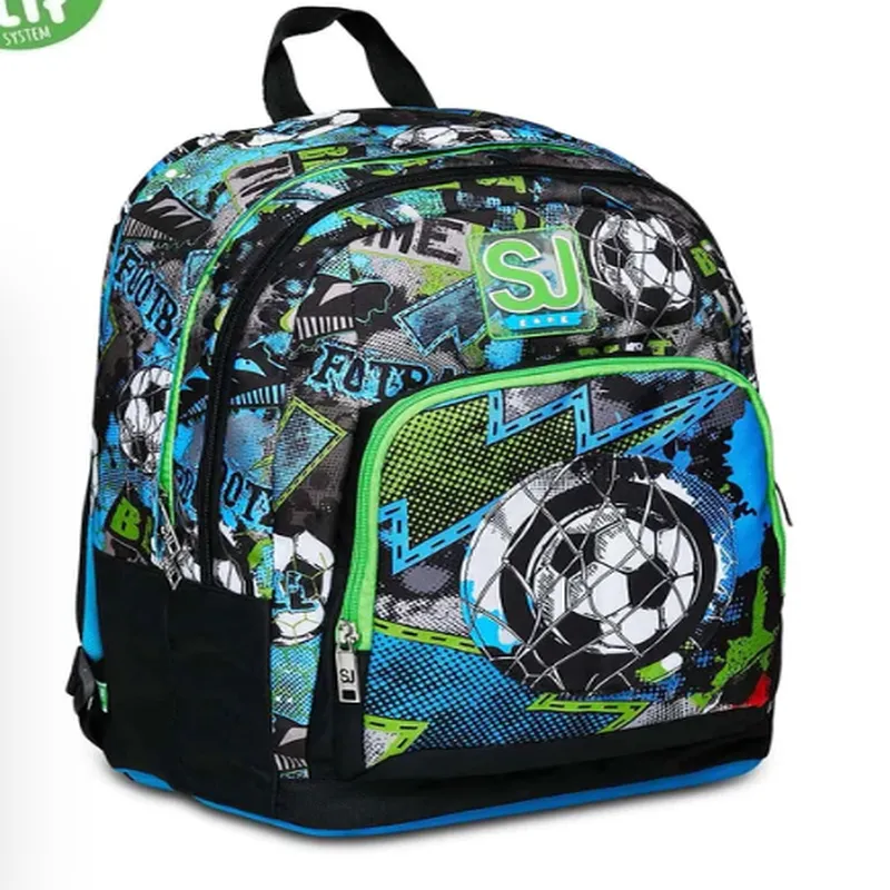 Mochila con Doble Compartimento Azul Royal