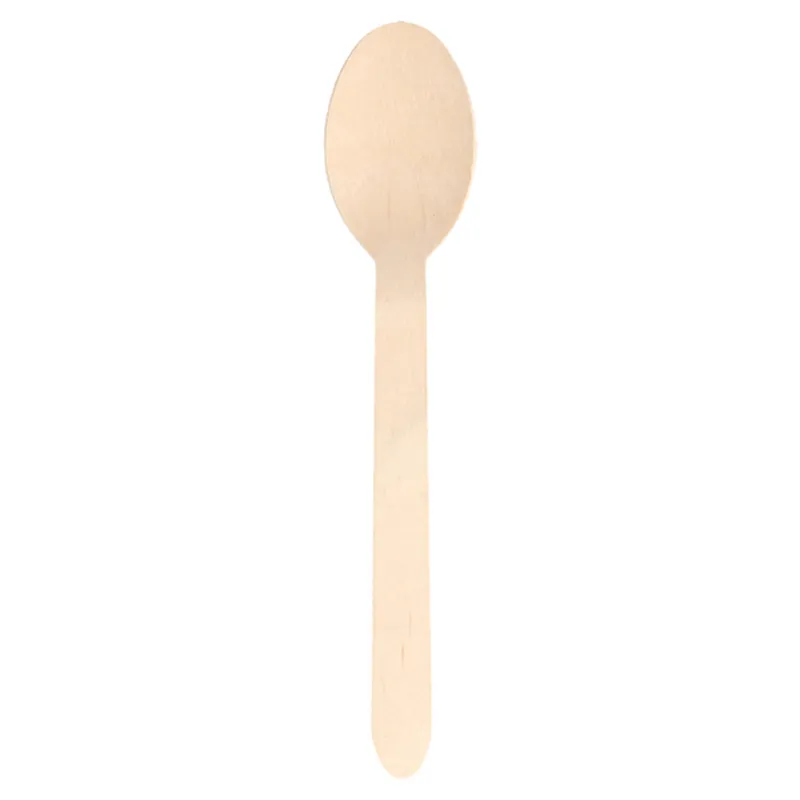 Cuchara madera 15,8 cm 100 unidades
