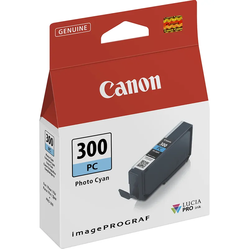 Cartucho Inkjet Canon PFI-300pc cyanfoto