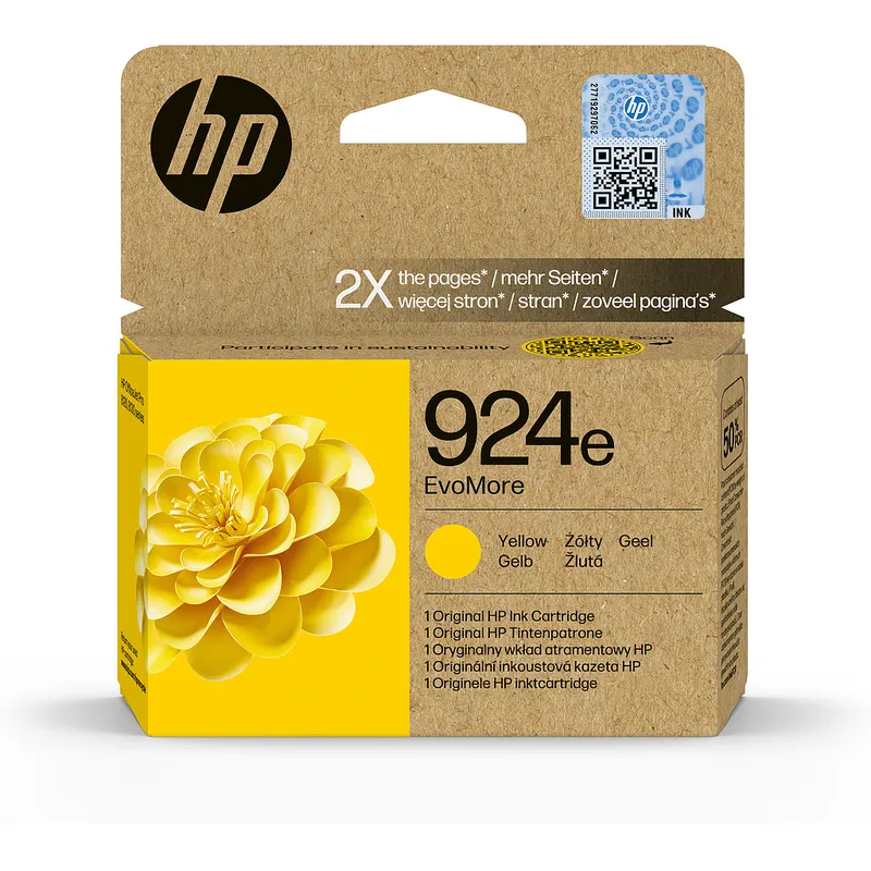 Cartucho Inkjet Hp 924e amarillo 800 páginas