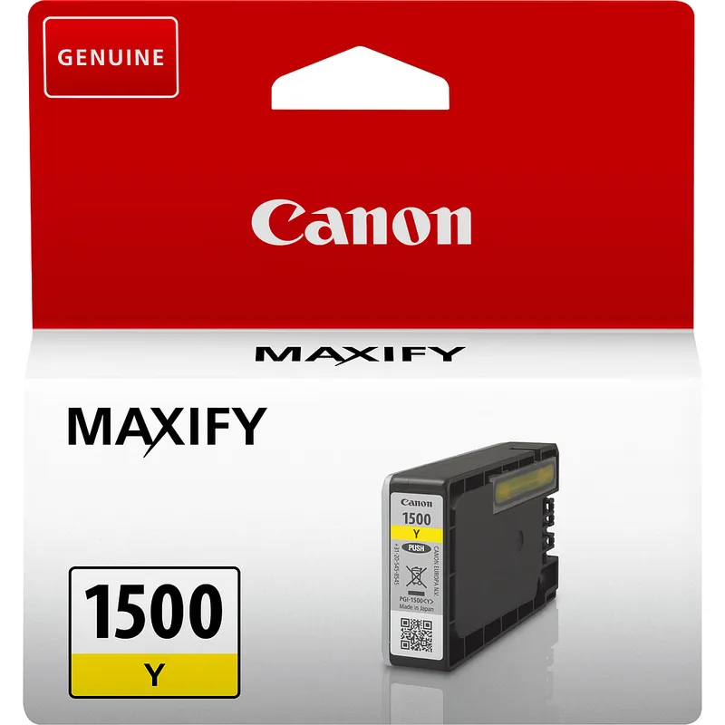 Cartucho Inkjet Canon PGI-1500y amarillo 300 páginas