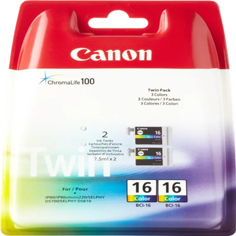 Cartucho Inkjet Canon BCI-16cl varios 199 páginas