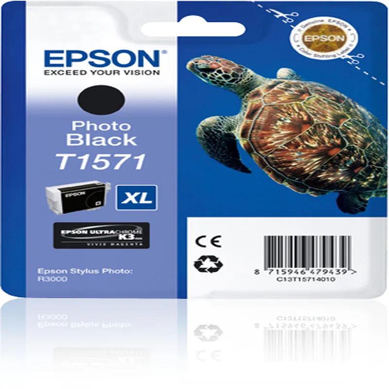 Cartucho Inkjet Epson T1571 XL Negro
