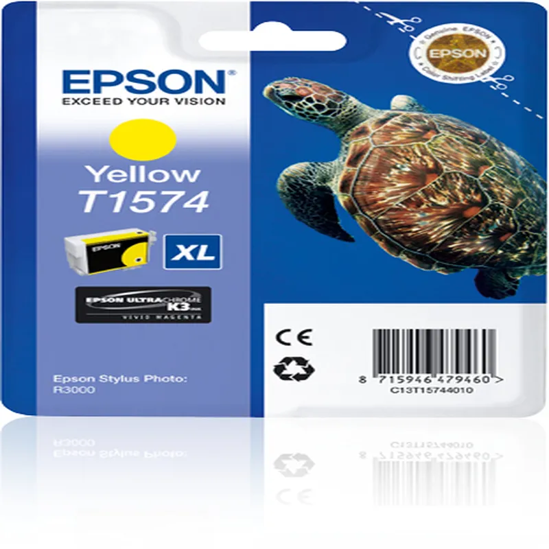 Cartucho Inkjet Epson T1574 XL amarillo 2.300 páginas