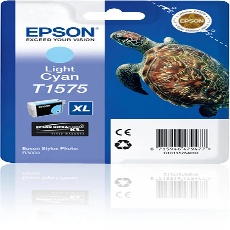 Cartucho Inkjet Epson T1575 XL Cian 2.300 páginas