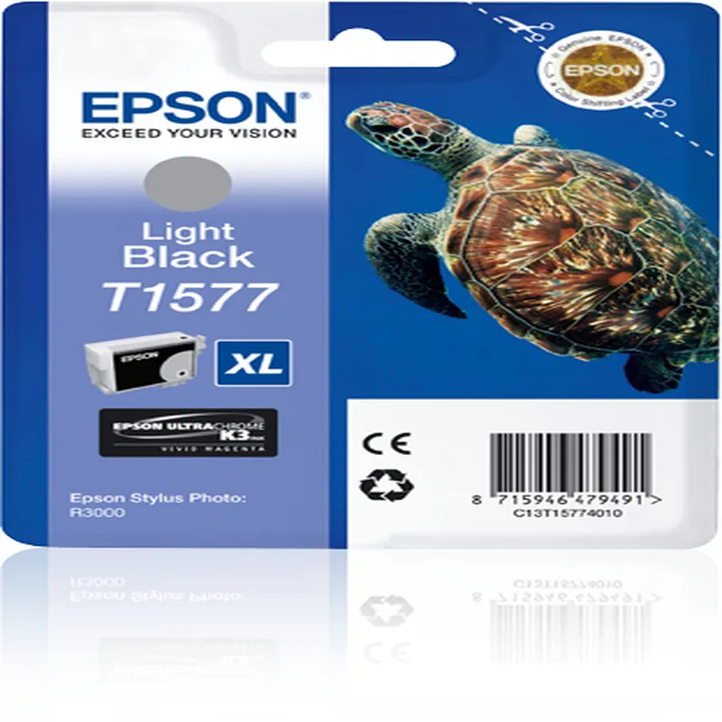 Cartucho Inkjet Epson T1577 XL lightblack 23.000 páginas