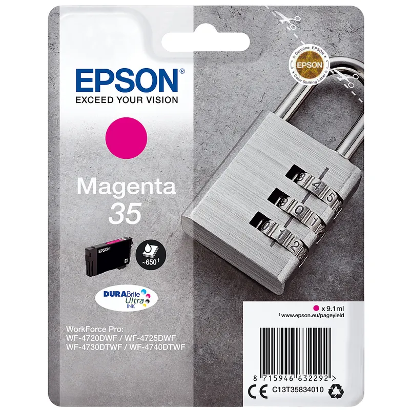 Cartucho Inkjet Epson 35 magenta 650 páginas