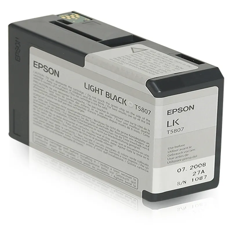 Cartucho Inkjet Epson T5807 negro claro