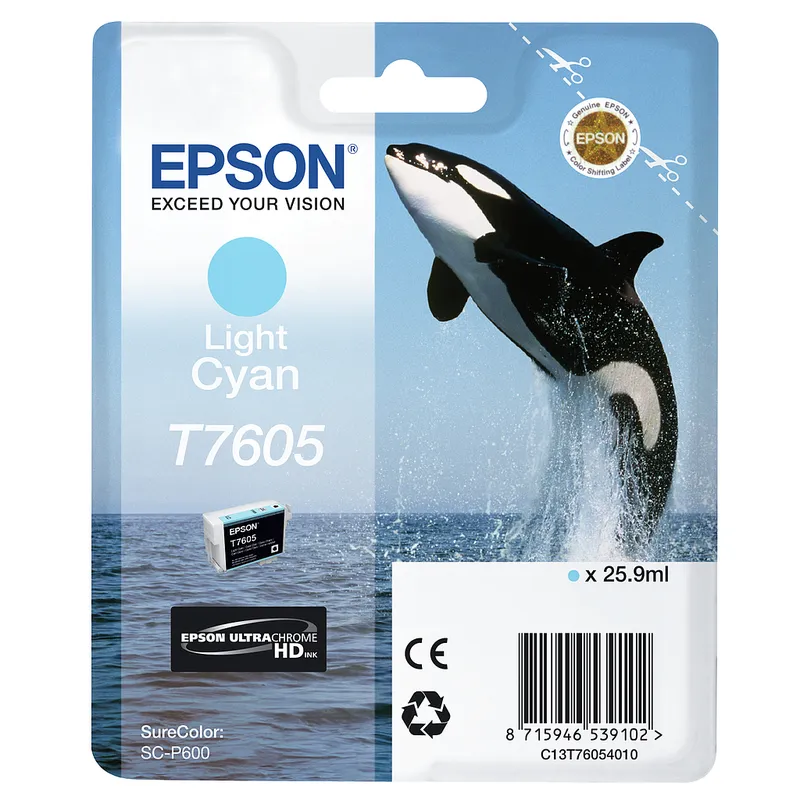 Cartucho Inkjet Epson T7605 Cian