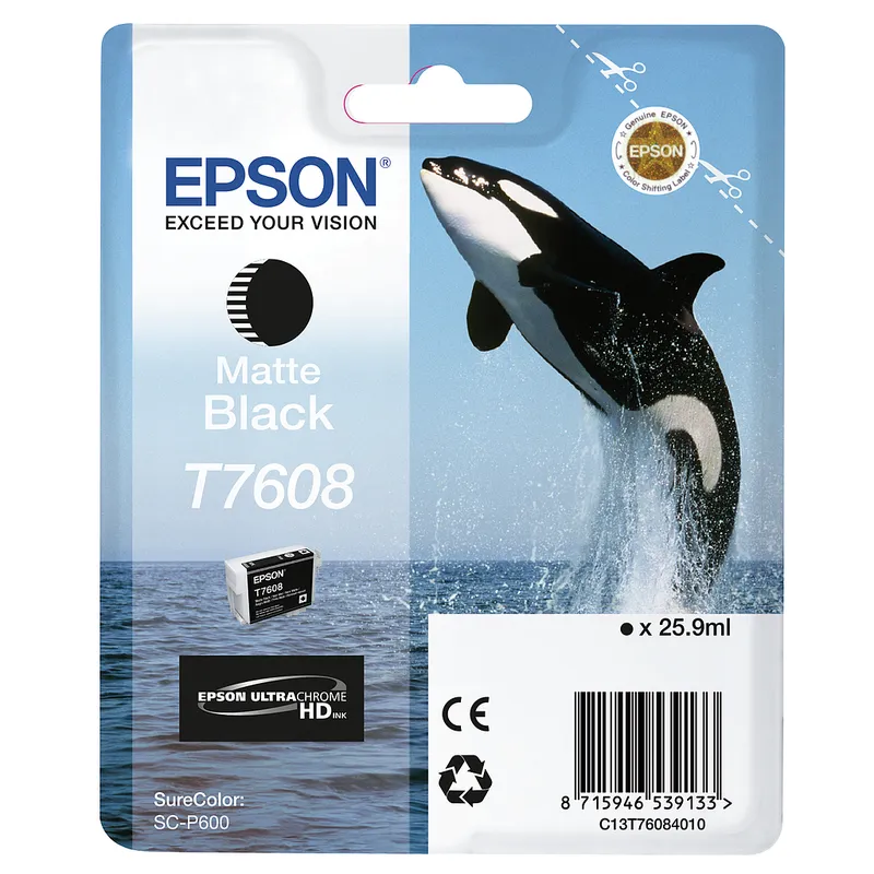 Cartucho Inkjet Epson T7608 Negro