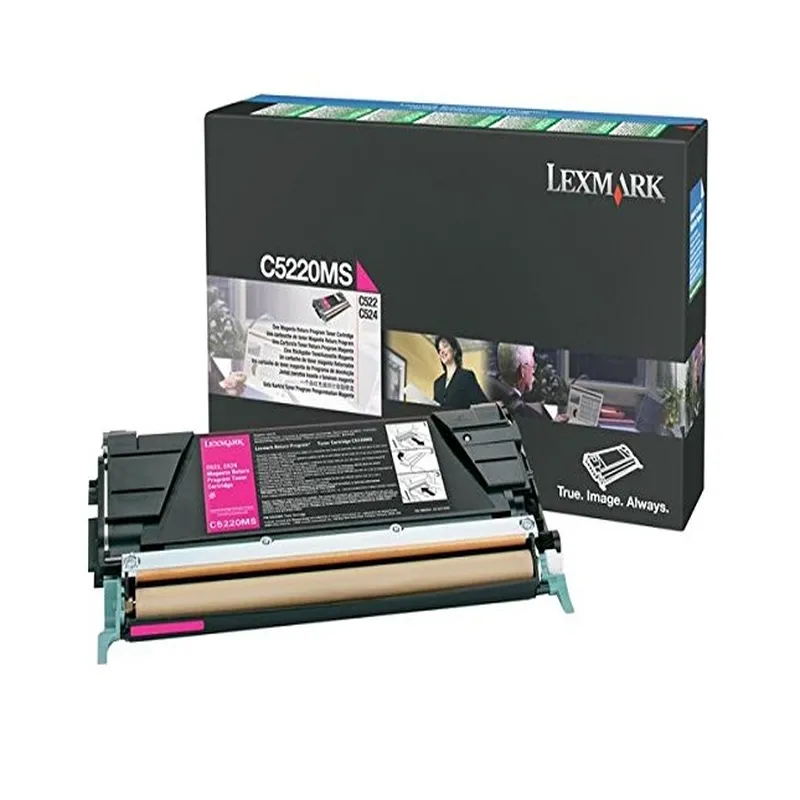 Tóner Lexmark C5220MS magenta 3.000 páginas
