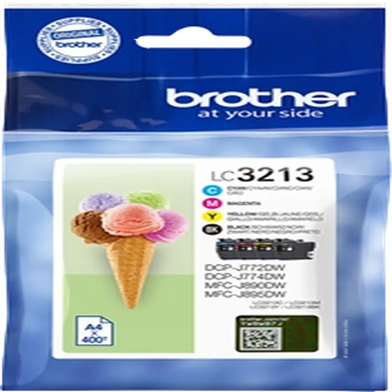 Cartucho Inkjet Brother LC-3213 Multipack negro , cian , magenta , amarillo 1.600 páginas