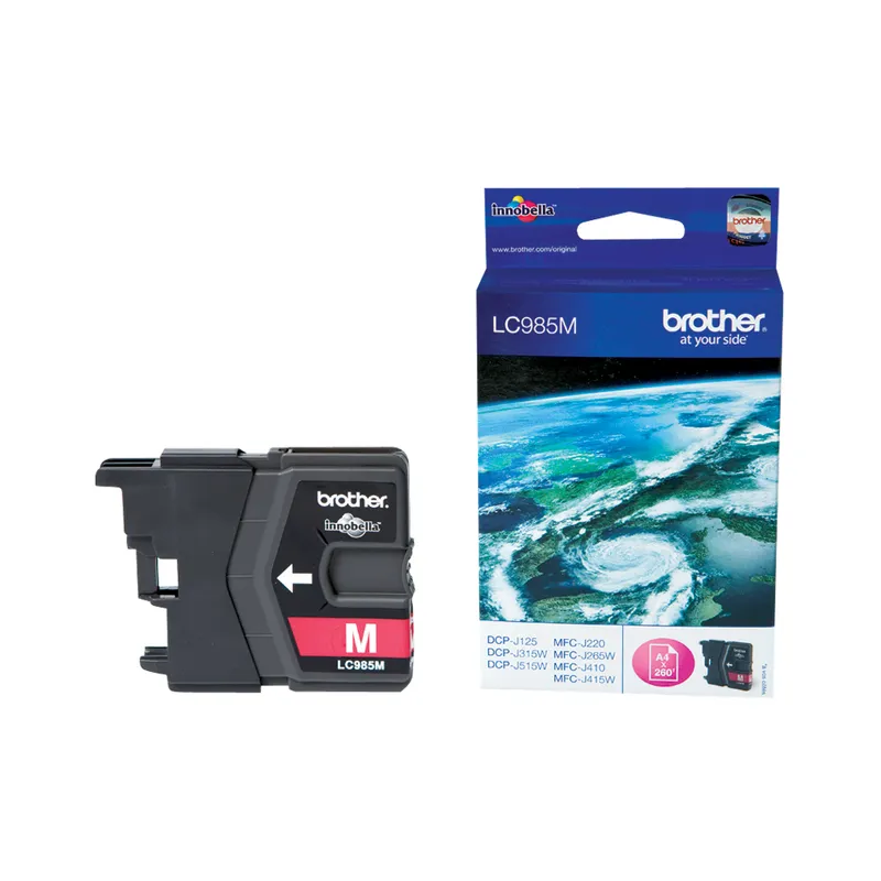 Cartucho Inkjet Brother LC985M magenta 260 páginas
