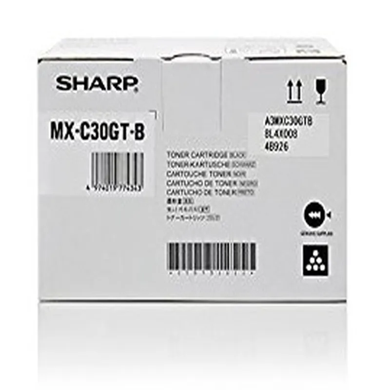 Tóner Sharp MX-C30GTB negro 6.000 páginas
