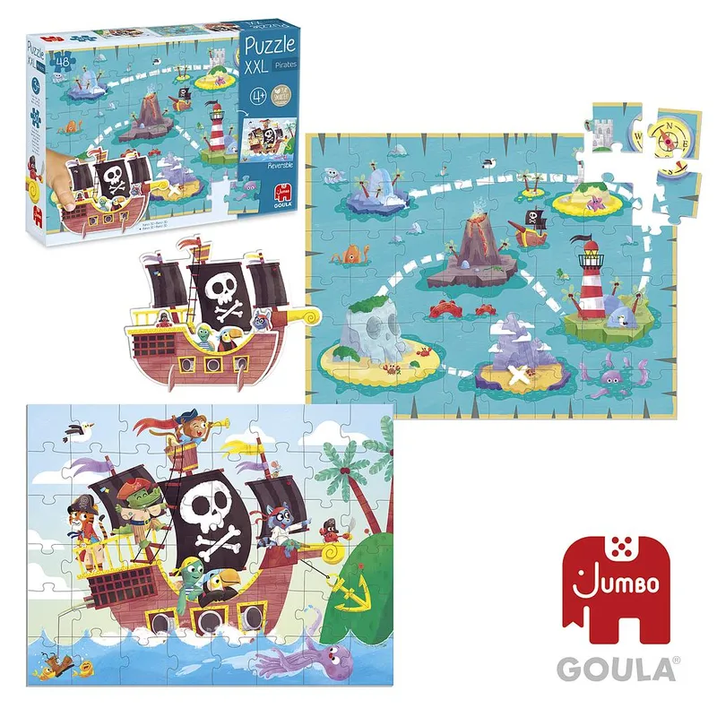 Puzzle XXL Piratas Goula (48pzas)