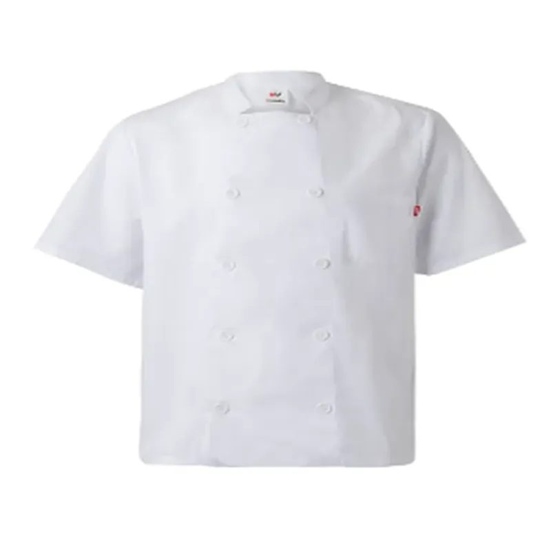 Chaqueta popelín manga corta blanca S OCA HOTELES