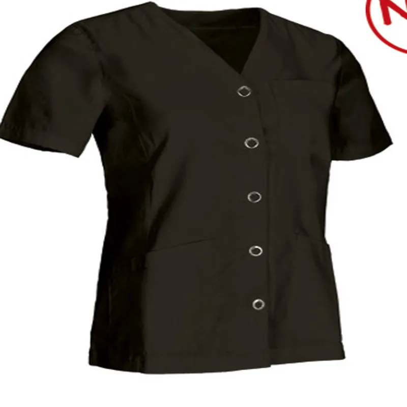 Casaca Camisola Pijama Negro Bordado (T/L) OCA HOTELES