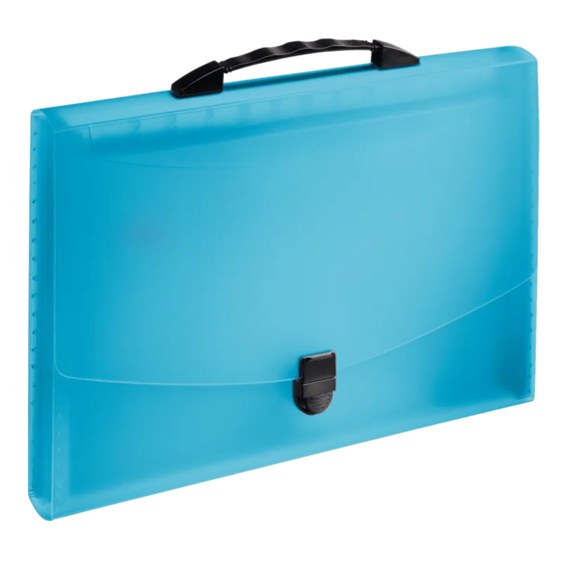 Carpeta Acordeón con Asa Azul