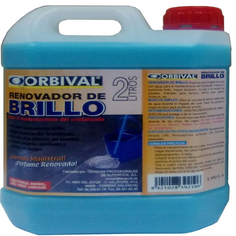 Abrillantador Orbival Azul 2L