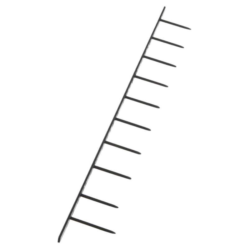 Peines GBC de Encuadernación 10 Púas 25mm (1") Negro (Caja de 100 unidades)