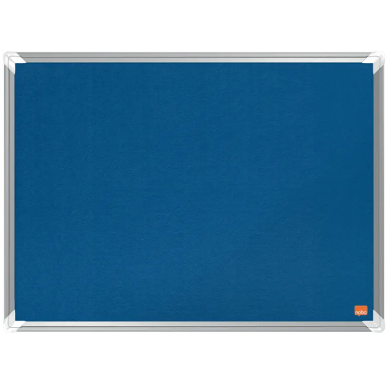 Tablero de Anuncios Plus de Fieltro Azul 600x450mm