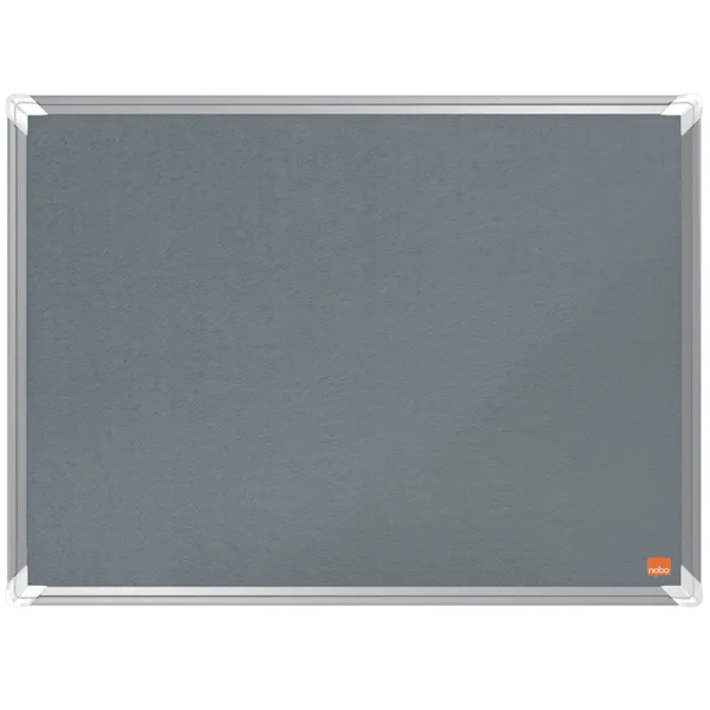 Tablero de Anuncios de Fieltro Gris 600x450mm