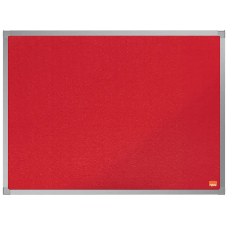 Tablero de Anuncios de Fieltro Rojo 600x450mm