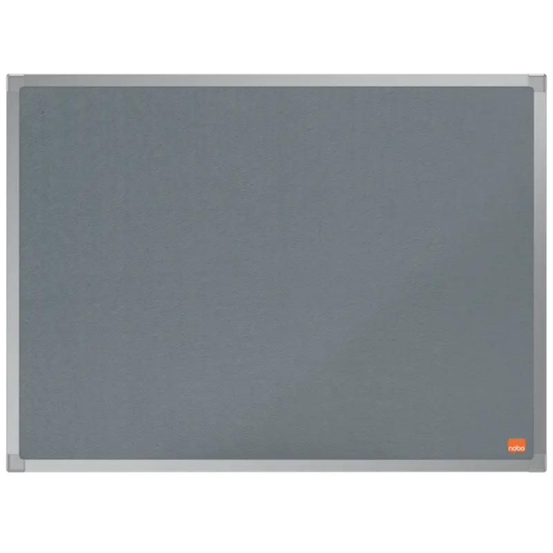 Tablero de Anuncios de Fieltro Gris 600x450mm