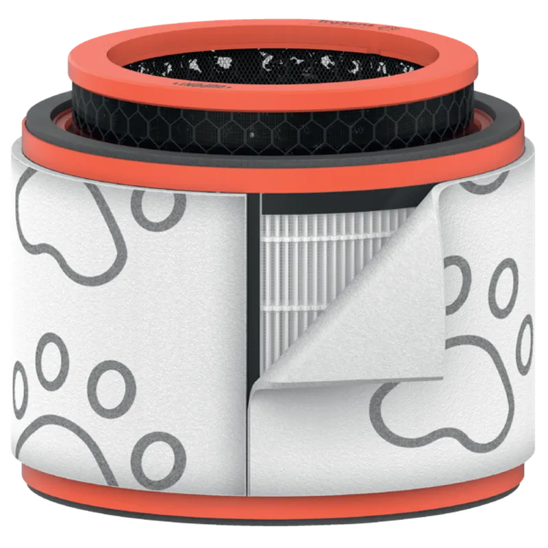 Tambor de filtro HEPA 3 en 1 para mascotas para purificador de aire mediano Leitz TruSens Z-2000 / Z-2500