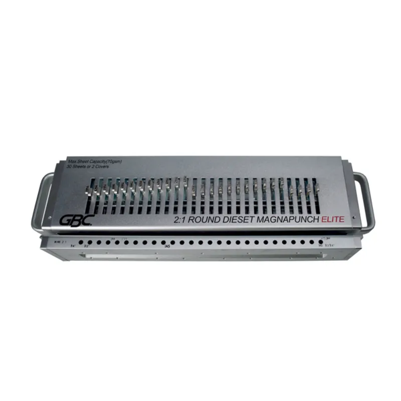 Set de troqueles de alambre redondo GBC Magnapunch Elite 2:1