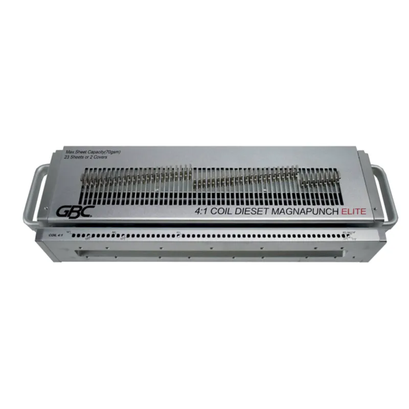 Set de peines para espiral metálica 4:1 GBC Magnapunch Elite
