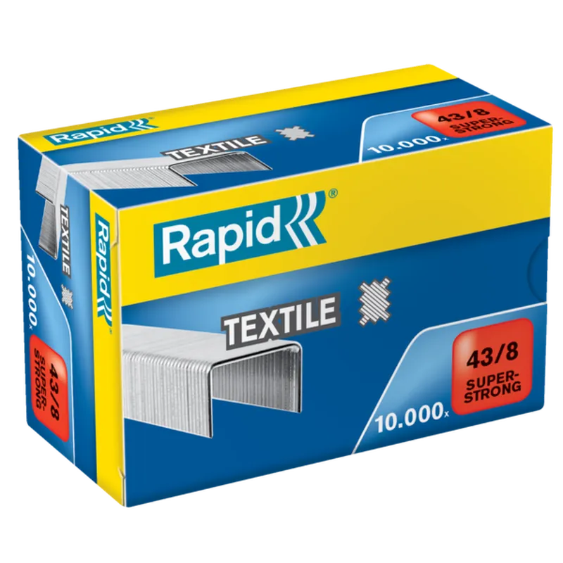 Grapas Super Strong Rapid 43/8 Textile