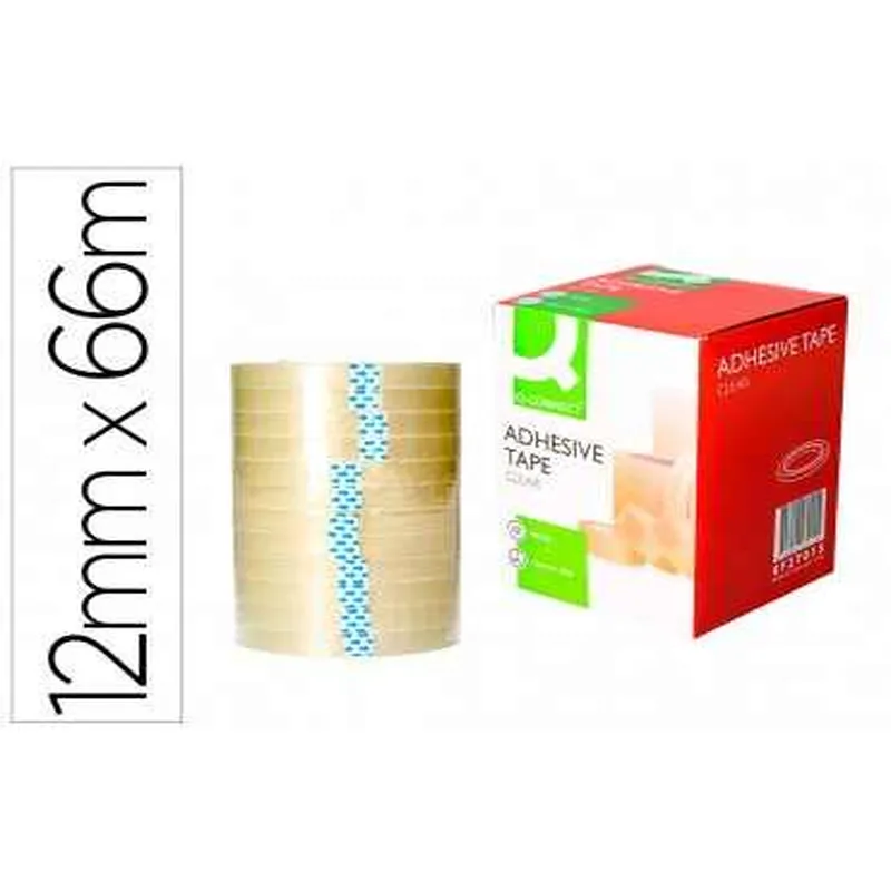Cinta Adhesiva Transparente 66 mt x 12 mm