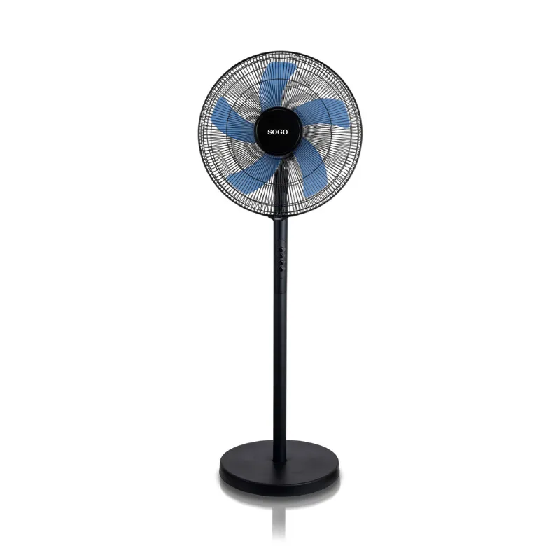 Ventilador de Pie Oscilante 50W, Bajo Ruido.